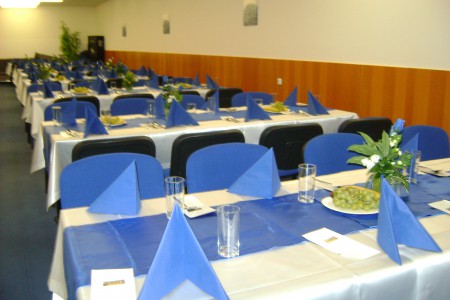 Von der Bühne aus linke Seite